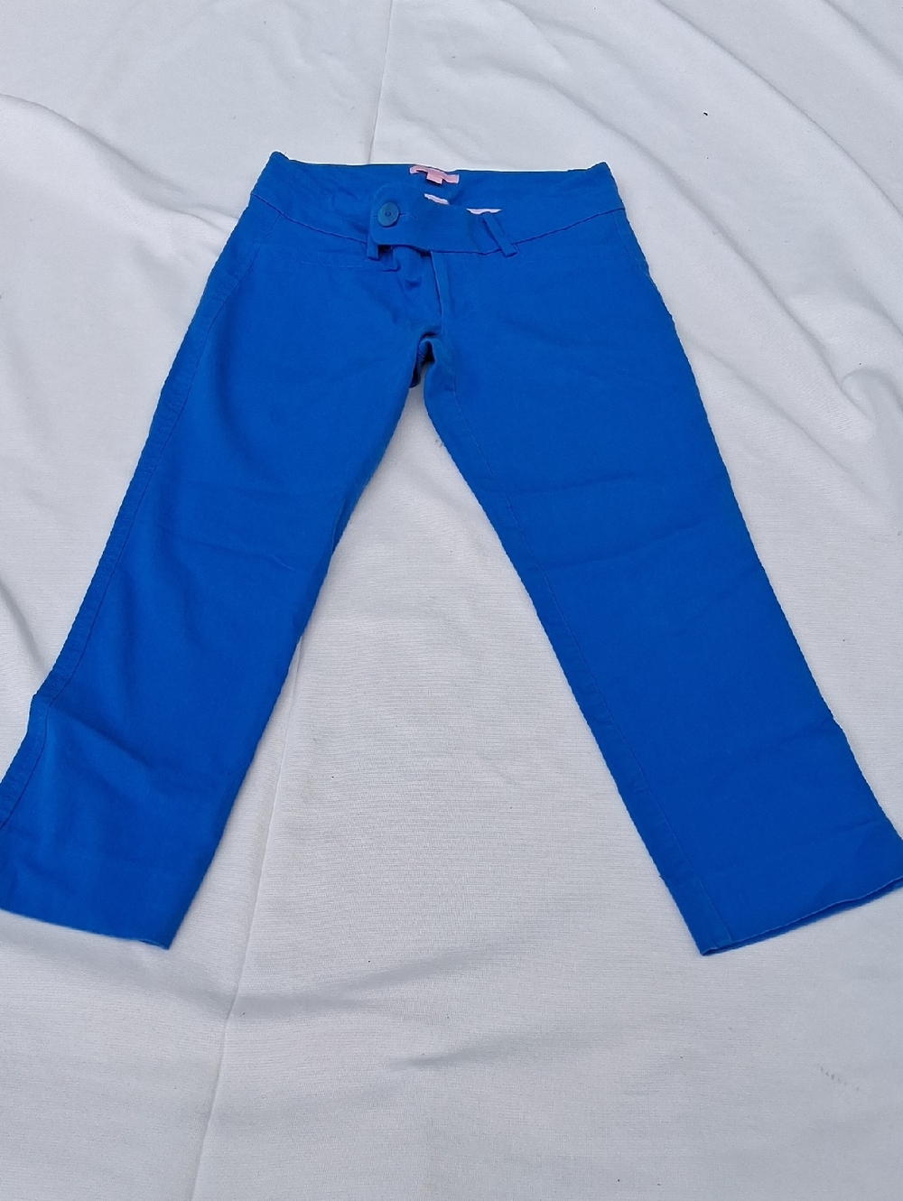 Lilly Pulitzer Bright Royal Blue Cropped Jeans
